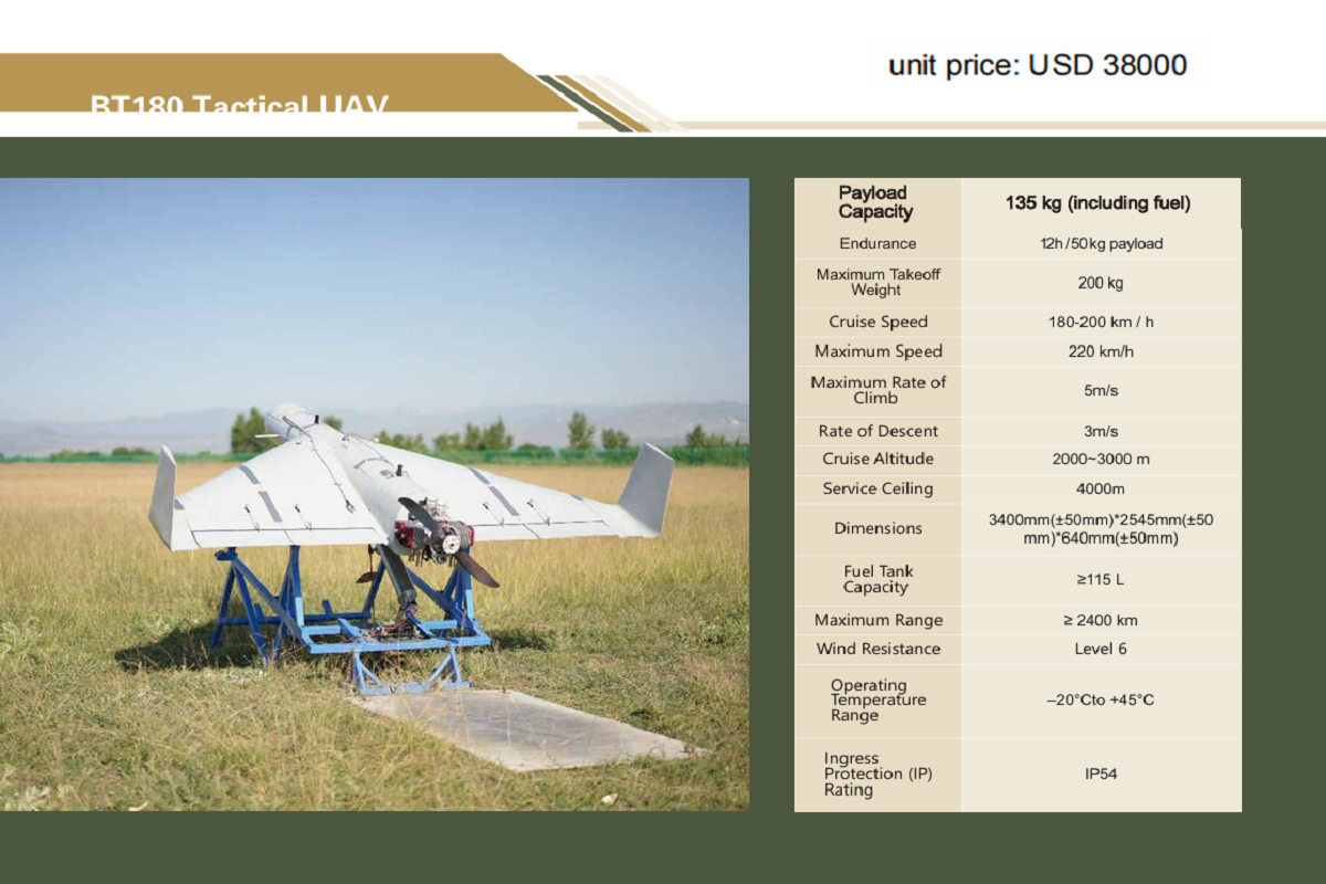 BT180 Tactical UAV