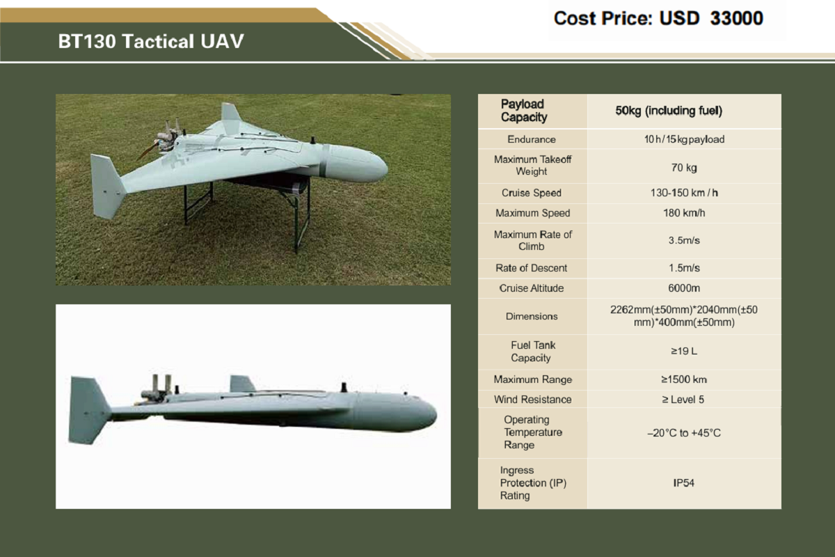 BT130 Tactical UAV